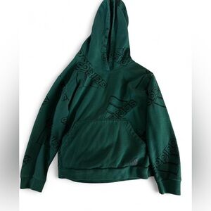 Adidas Dark Green Logo Hoodie
